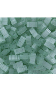 Miyuki half tila 5x2.4mm beads - Silk pale light green HTL-2560